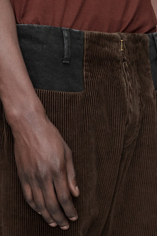 Maison Margiela BROWN Corduroy trousers 5
