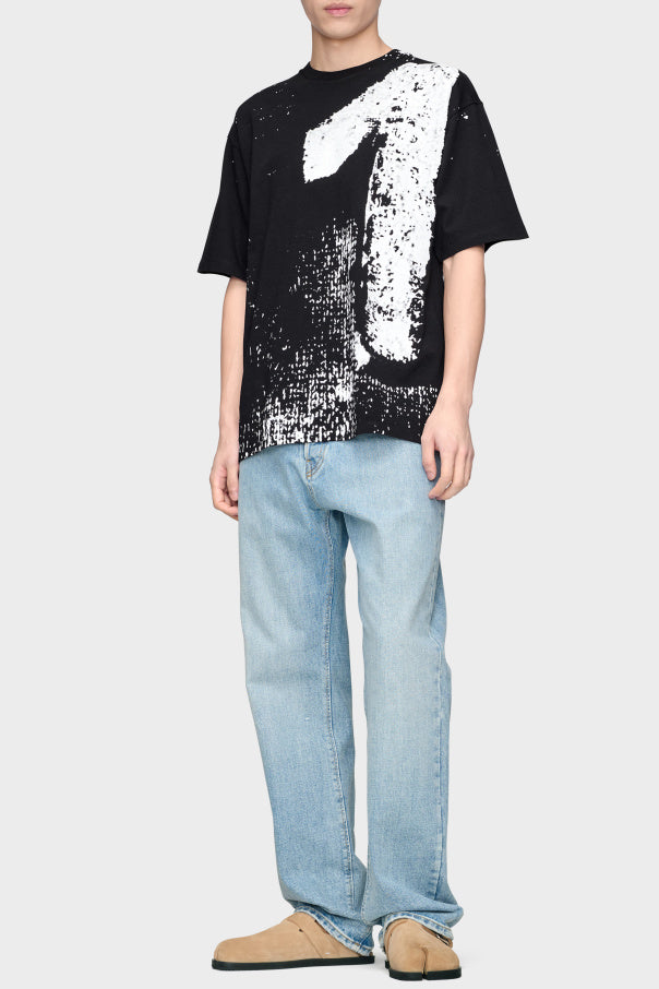 Maison Margiela BLACK T-shirt with print 2
