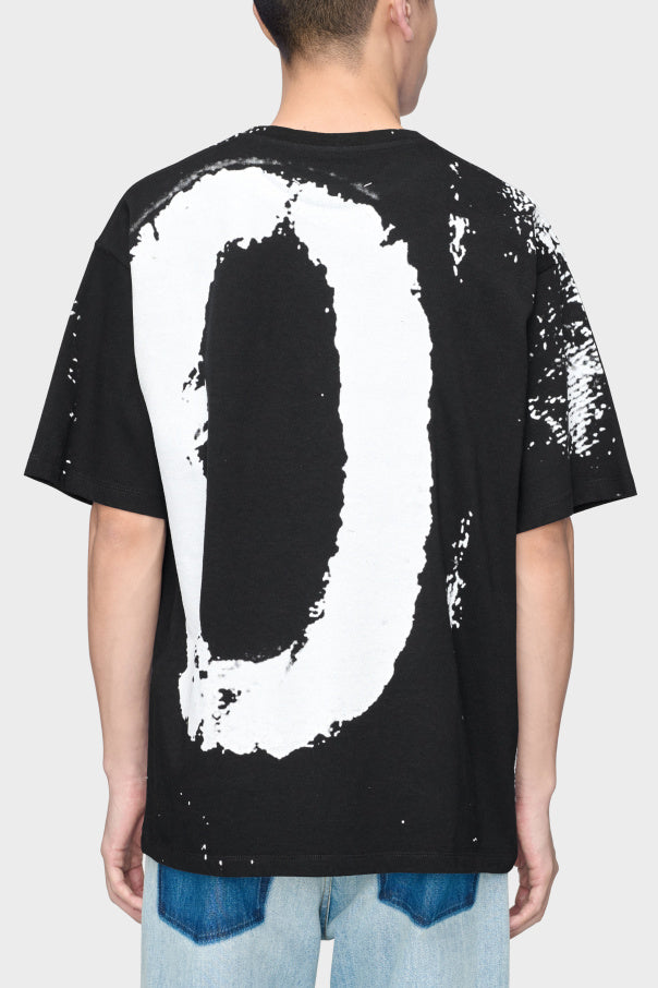 Maison Margiela BLACK T-shirt with print 4
