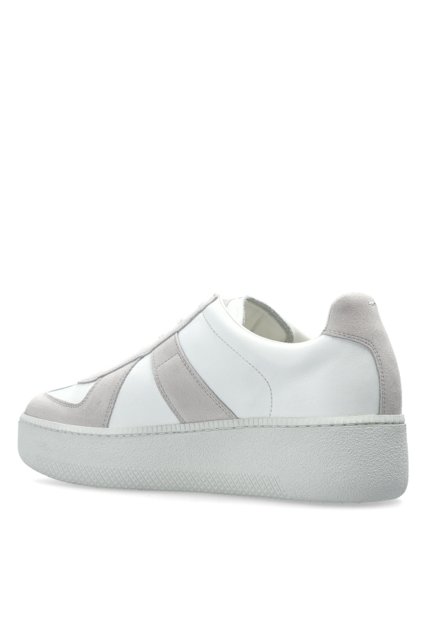 Maison Margiela WHITE "Replica" platform sports shoes 4