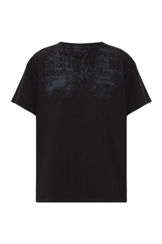 Maison Margiela BLACK T-shirt with print 1