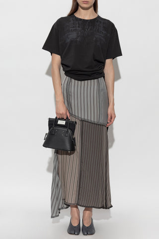 Maison Margiela BLACK T-shirt with print 2