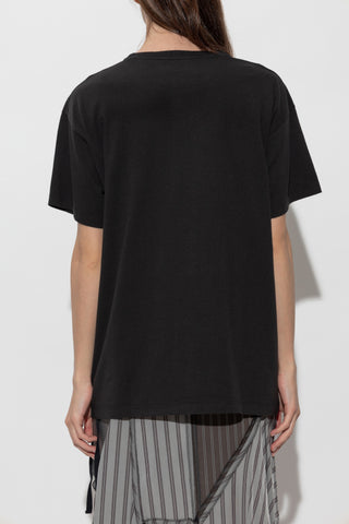 Maison Margiela BLACK T-shirt with print 4