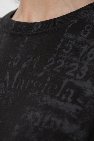 Maison Margiela BLACK T-shirt with print 5