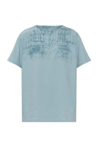 Maison Margiela BLUE T-shirt with print 1