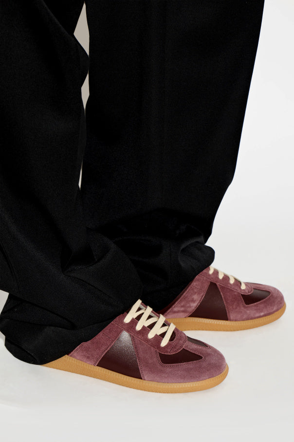 Maison Margiela BURGUNDY "Replica" sports shoes 2