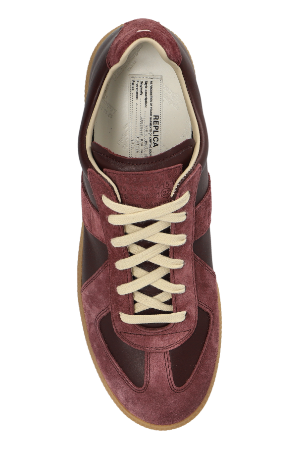 Maison Margiela BURGUNDY "Replica" sports shoes 6