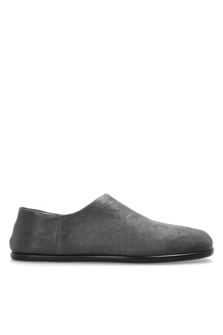 Maison Margiela GREY Leather Tabi cut-out shoes 1