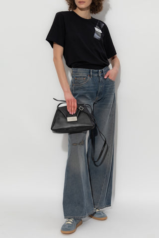 MM6 Maison Margiela BLUE Jeans with vintage effect 2