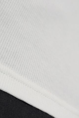 MM6 Maison Margiela WHITE Ribbed sleeveless top 5