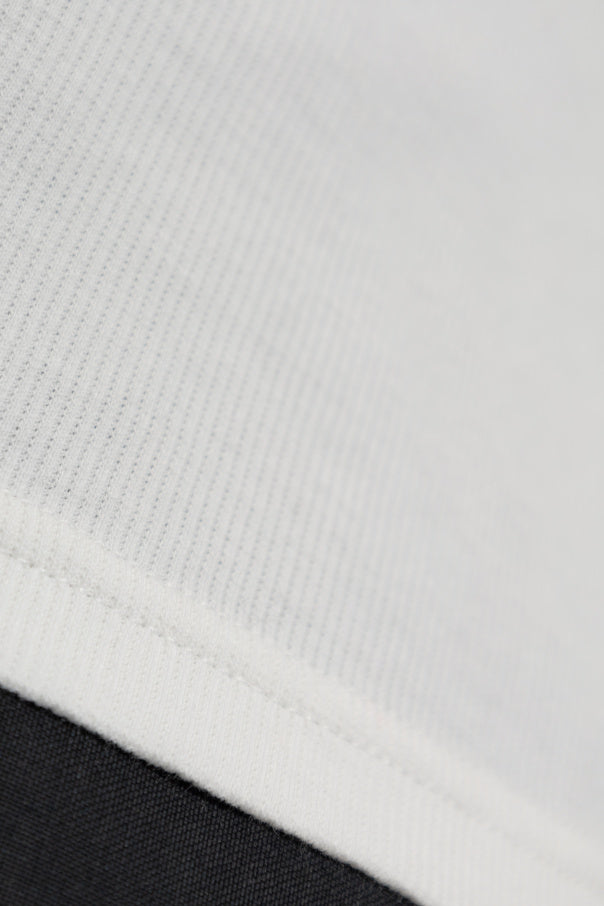 MM6 Maison Margiela WHITE Ribbed sleeveless top 5