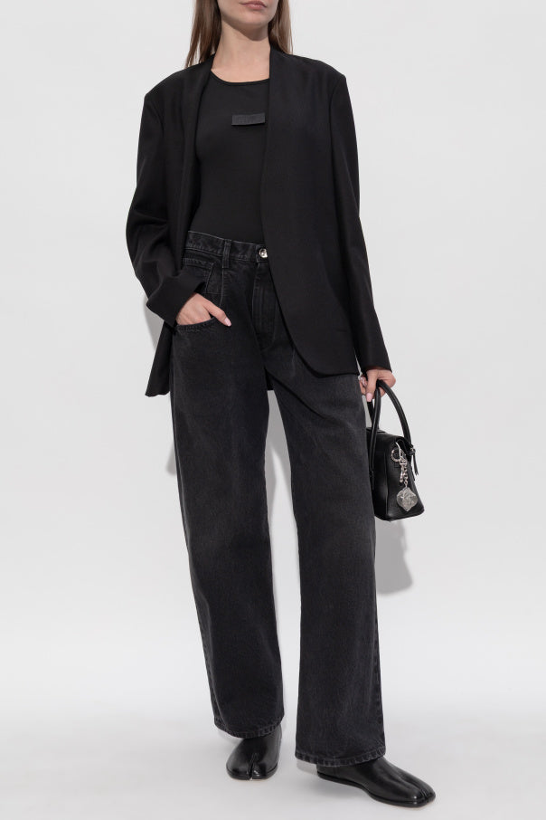 MM6 Maison Margiela BLACK Top with "Z" logo 2
