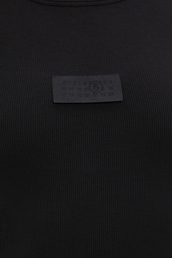 MM6 Maison Margiela BLACK Top with "Z" logo 5