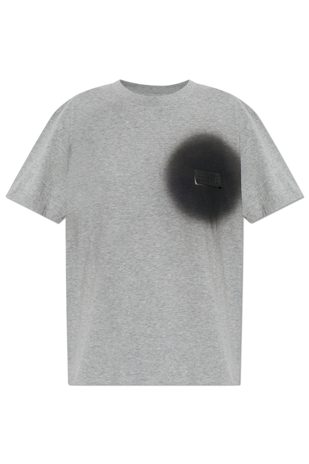 MM6 Maison Margiela GREY T-shirt with logo 1