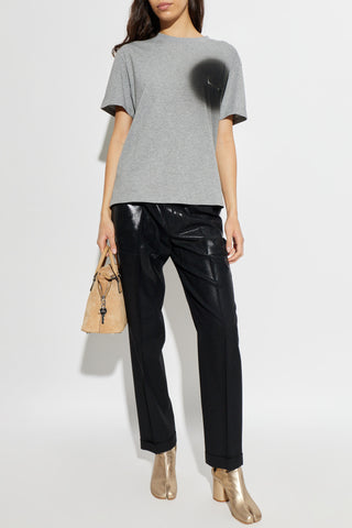 MM6 Maison Margiela GREY T-shirt with logo 2