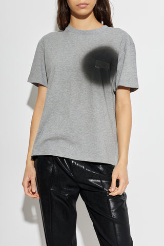 MM6 Maison Margiela GREY T-shirt with logo 3