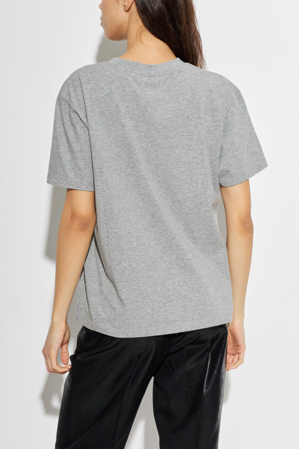 MM6 Maison Margiela GREY T-shirt with logo 4