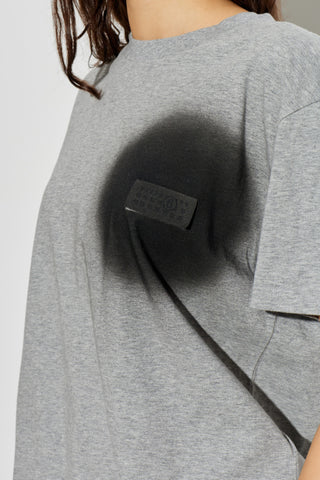 MM6 Maison Margiela GREY T-shirt with logo 5