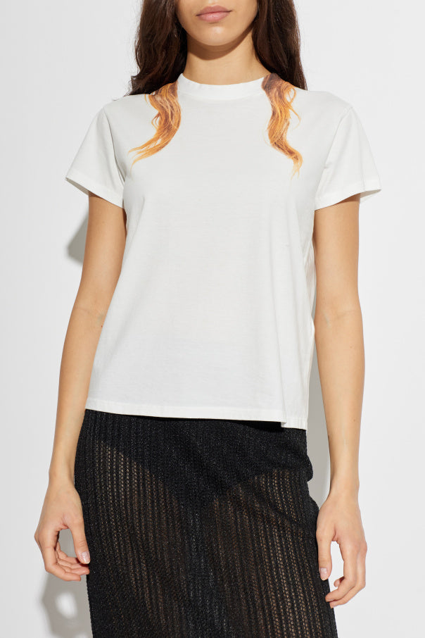 MM6 Maison Margiela WHITE T-shirt with print 3
