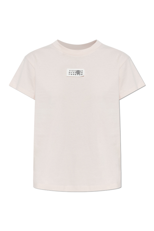 MM6 Maison Margiela PINK T-shirt with logo 1