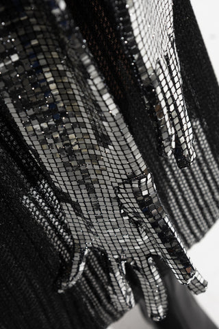 MM6 Maison Margiela BLACK T-shirt with long gloves 5