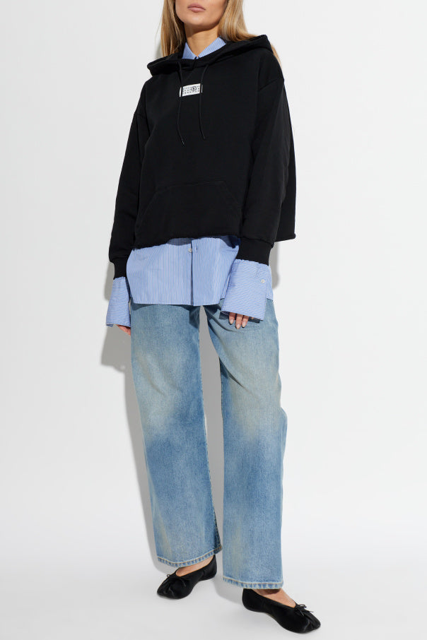 MM6 Maison Margiela BLACK Hoodie 2
