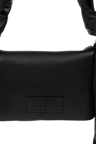 MM6 Maison Margiela BLACK Leather shoulder bag 6
