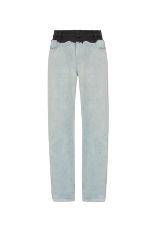 MM6 Maison Margiela BLUE Straight-leg jeans 1