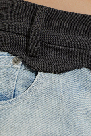 MM6 Maison Margiela BLUE Straight-leg jeans 5