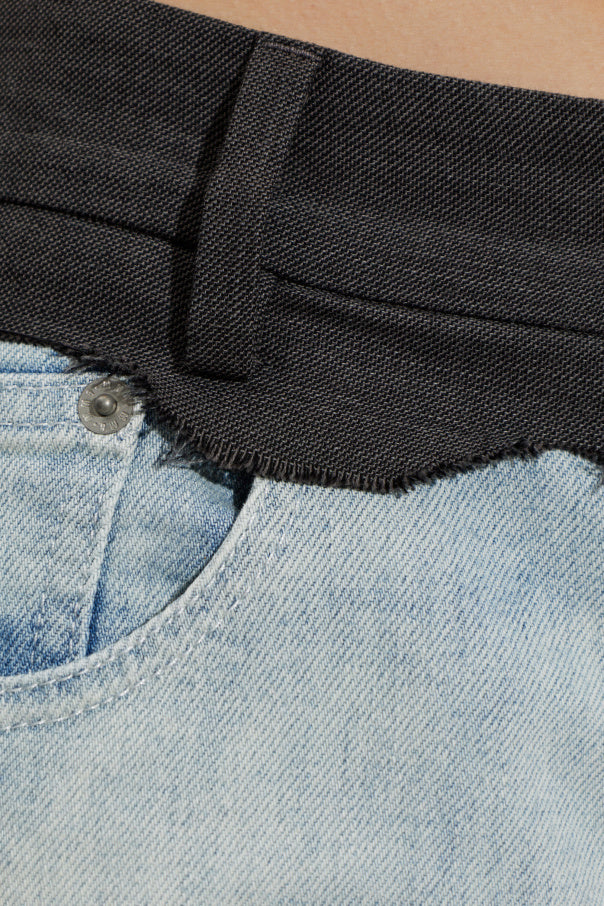 MM6 Maison Margiela BLUE Straight-leg jeans 5