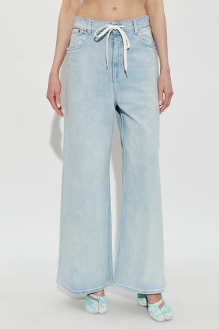 MM6 Maison Margiela BLUE Wide-leg jeans 3