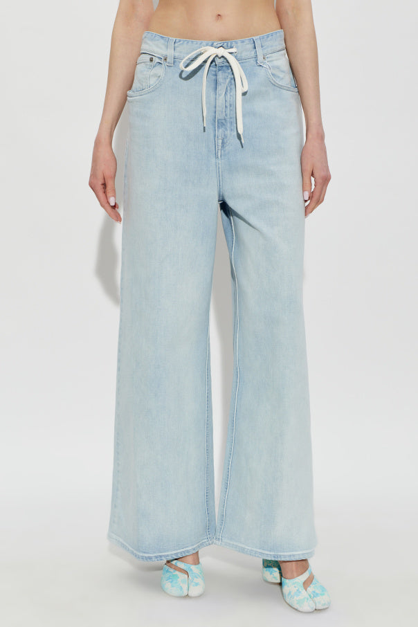 MM6 Maison Margiela BLUE Wide-leg jeans 3