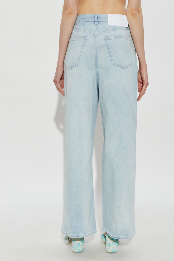 MM6 Maison Margiela BLUE Wide-leg jeans 4
