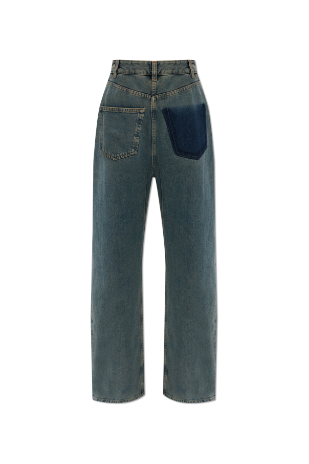 MM6 Maison Margiela BLUE Wide-leg jeans 1