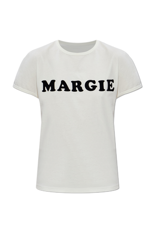 MM6 Maison Margiela WHITE T-shirt with logo 1