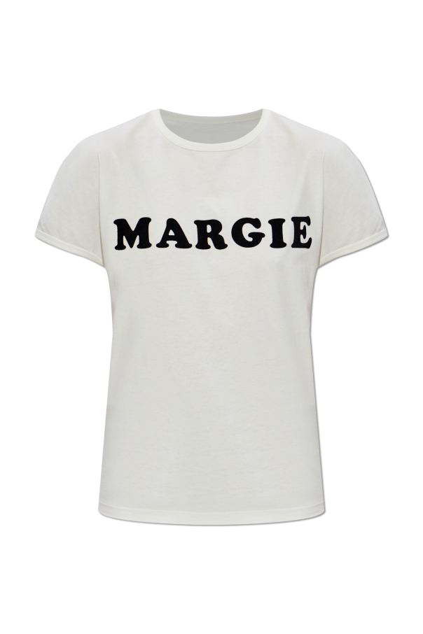 MM6 Maison Margiela WHITE T-shirt with logo 1