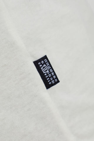 MM6 Maison Margiela WHITE T-shirt with logo 5