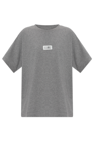 MM6 Maison Margiela GREY T-shirt with logo patch 1