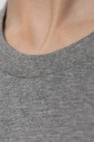 MM6 Maison Margiela GREY T-shirt with printed logo 5