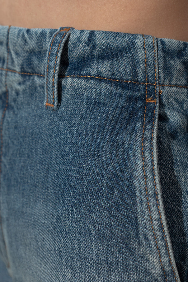 MM6 Maison Margiela BLUE Jeans with stitching on the legs 5
