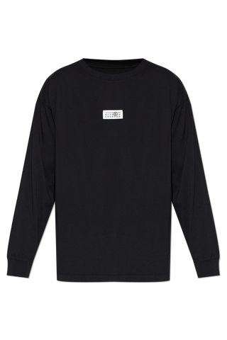 MM6 Maison Margiela BLACK T-shirt with patch 1