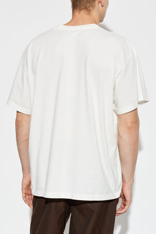 MM6 Maison Margiela WHITE T-shirt with logo patch 4