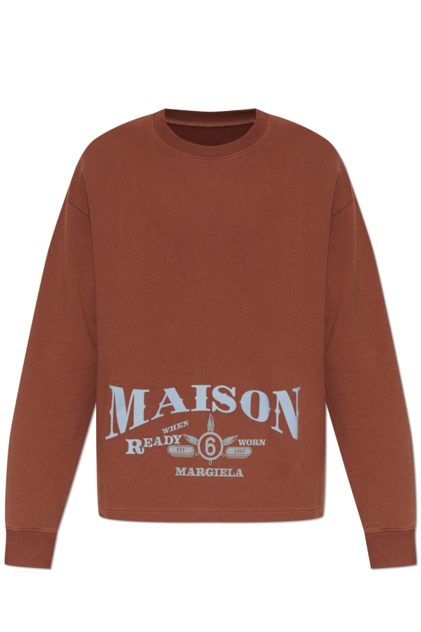 MM6 Maison Margiela BROWN Sweatshirt with print 1