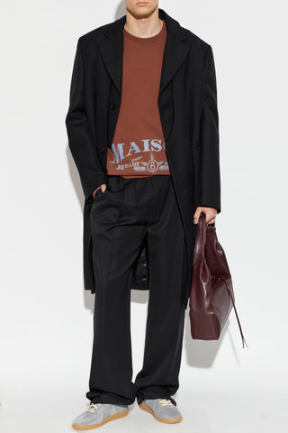 MM6 Maison Margiela BROWN Sweatshirt with print 2