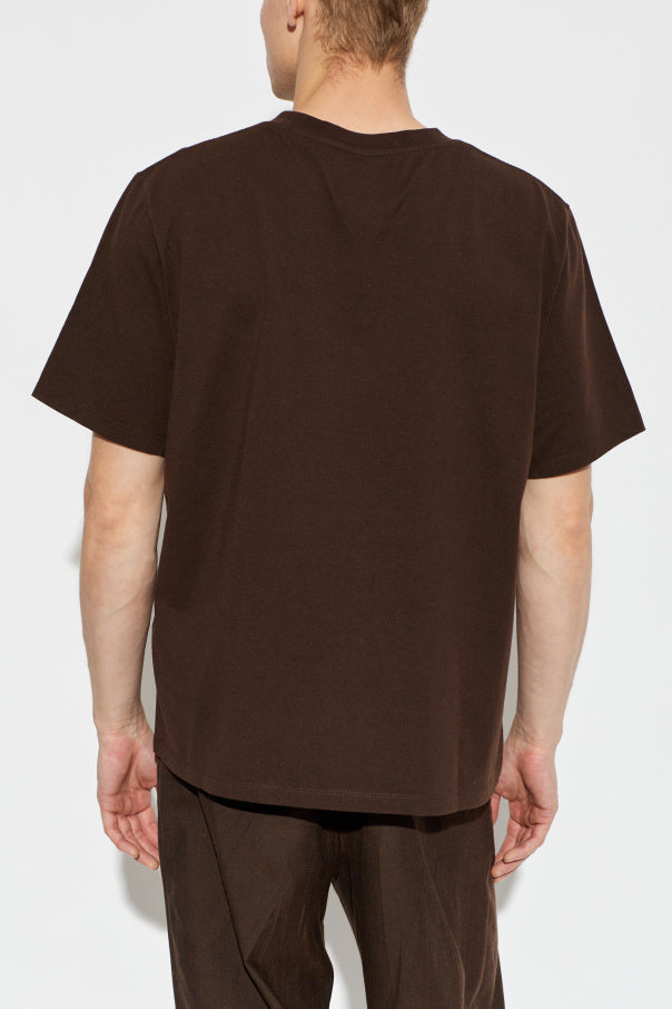MM6 Maison Margiela BROWN T-shirt with print 4