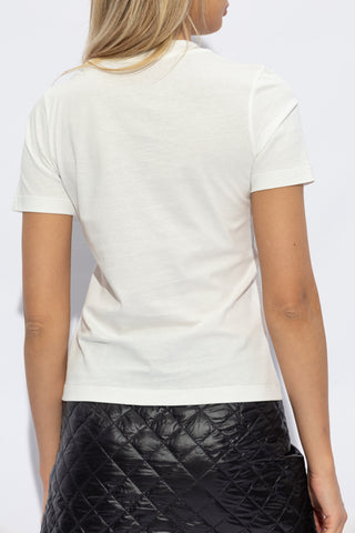 Moncler WHITE T-shirt with logo 4
