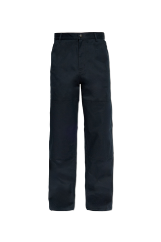 Moncler NAVY BLUE Trousers with logo 1