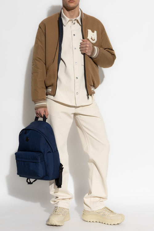 Moncler cream Jeans with logo 2