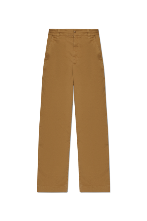Moncler beige Trousers with logo 1