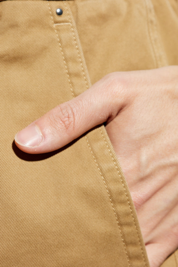 Moncler beige Trousers with logo 5